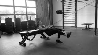 Single Leg Landmine Hip Thrust