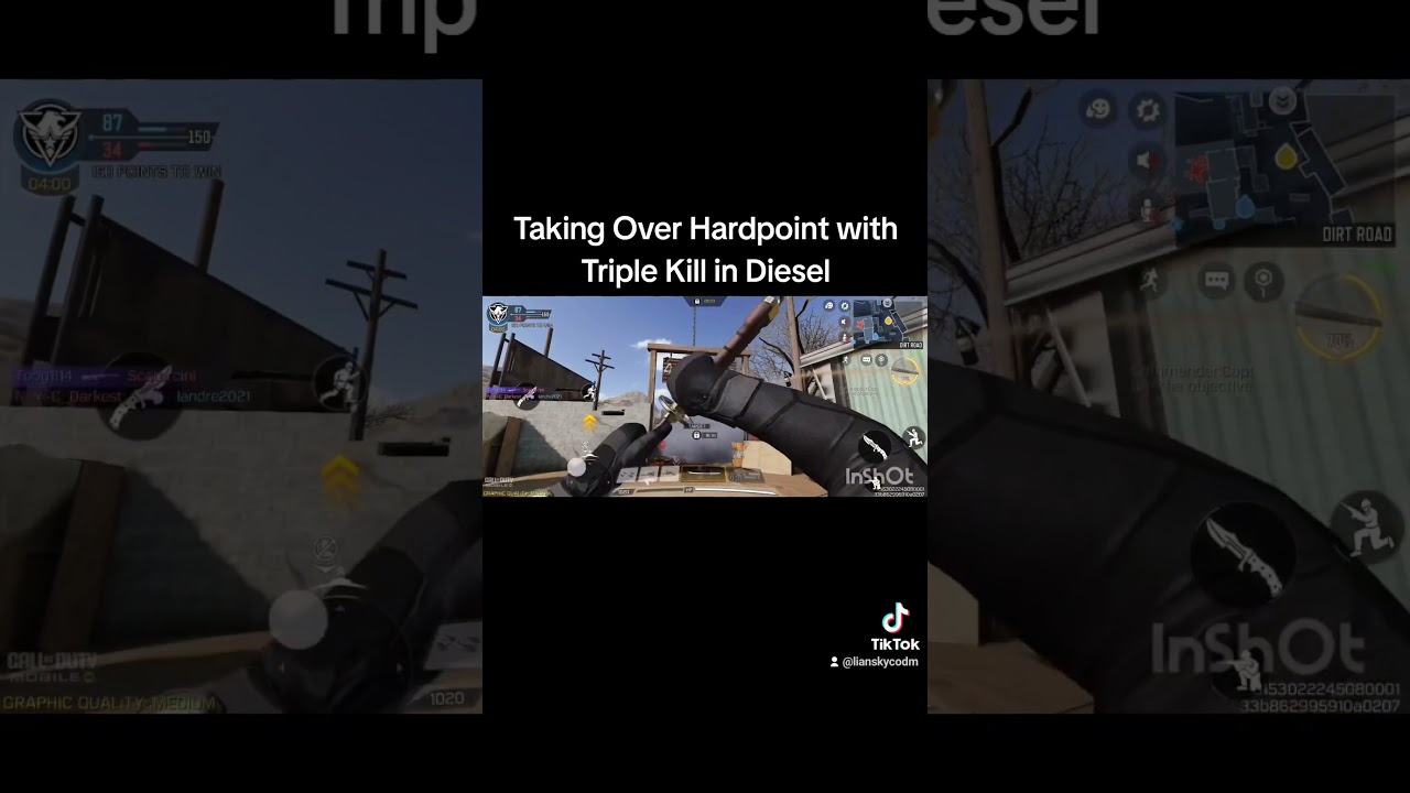 Taking Over Hardpoint with Triple Kill in Diesel 