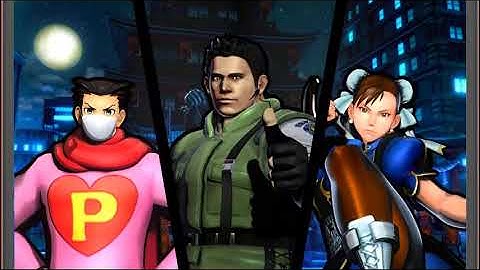 Ultimate Marvel VS Capcom 3 ARCADE Phoenix Wright,Chris Redfield and Chun-li (Normal Difficulty)