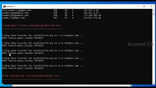 Lesson 11 dnsenum  Saves the enumeration results in XML