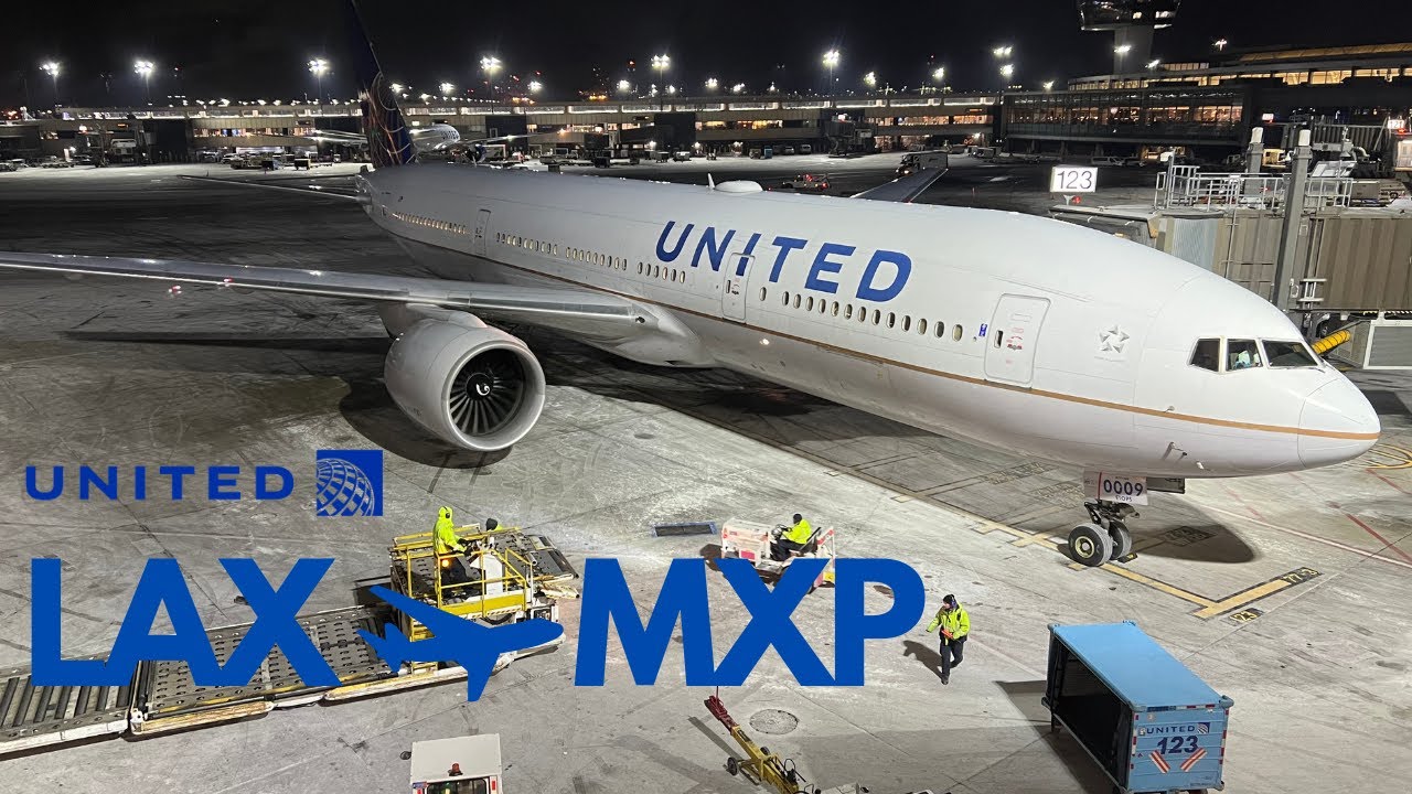 DELAYED! Trip Report | United Airlines Economy | Los Angeles (LAX) - Milan (MXP)| B787-10 B777-200ER