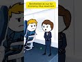 Beinfreiheit ist nur für Economy Plus reserviert. #animation #lustigesanimation #lustigesvideo