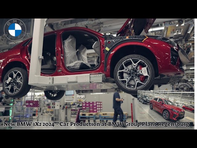 The New BMW iX2 2024 - Car Production at BMW Group Plant Regensburg class=