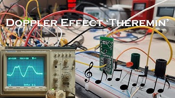 Making Music With a Doppler Effect Motion Sensor(+Circuit Analysis/Oscilloscope Visualization)