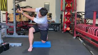 1 Knee Hinge Same Side Cable Torso Rotation