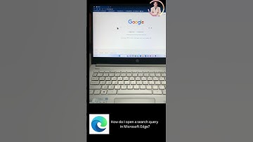 How do I open a search query in Microsoft Edge? #shorts #edge
