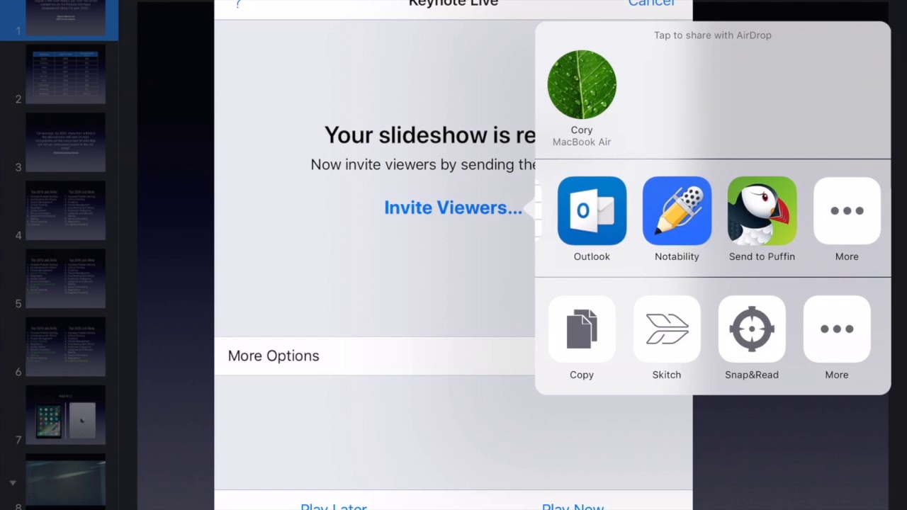 Keynote Live Tutorial YouTube