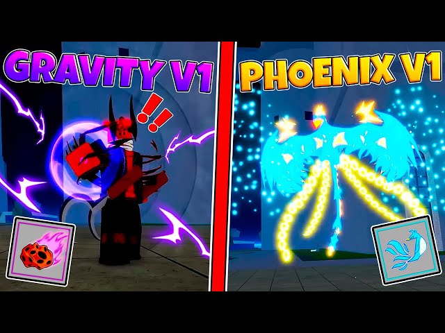Blox Fruits Phoenix V1 And Gravity V1 Showcase ( REWORK ) 