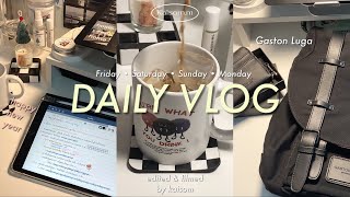 Vlog 29;Daily vlog | Happy new year 🎀🌟, unboxing Gaston Luga ,planner 2022,eating ,จดสรุป midterm