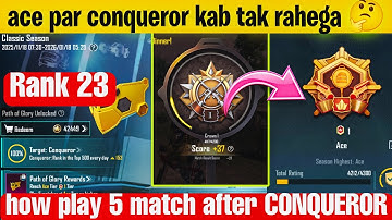 DAY 4🇮🇳 FINALLY CONQUEROR REACHED 🔥 SOLO CONQUEROR RANK PUSH TIPS AND TRICKS ✅