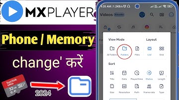 MX Player Phone Storage Folder 📂Vs Sd Card Storage Folder 2024 | how to change MX player storage.