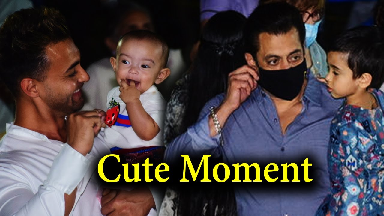 So Cute Salman Khan Jija Ayush Dance With Daughter Ayat While Salman
