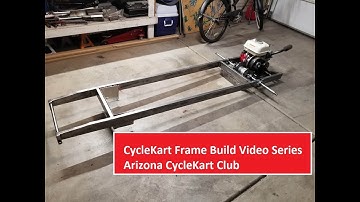 Cyclekart Frame Video #7 rear axle