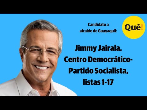 Entrevista a Jimmy Jairala, candidato a alcalde de Guayaquil por el Centro Democrático