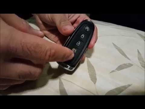 Ford Taurus Key fob battery replacement 2013-2018 - YouTube