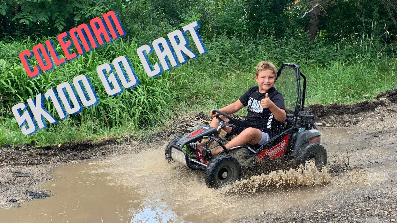 Coleman SK100 Go Cart - Unboxing and First Rides!! 