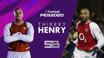 Thierry Henry (V2) - eFootball PES 2020 (Stats, Face & Body)