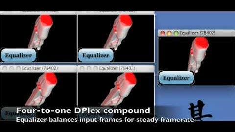 DPlex (time-multiplex, AFR) parallel rendering