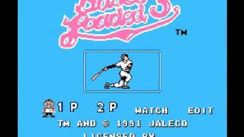 Bases Loaded 3 (NES) Music - Menu Theme