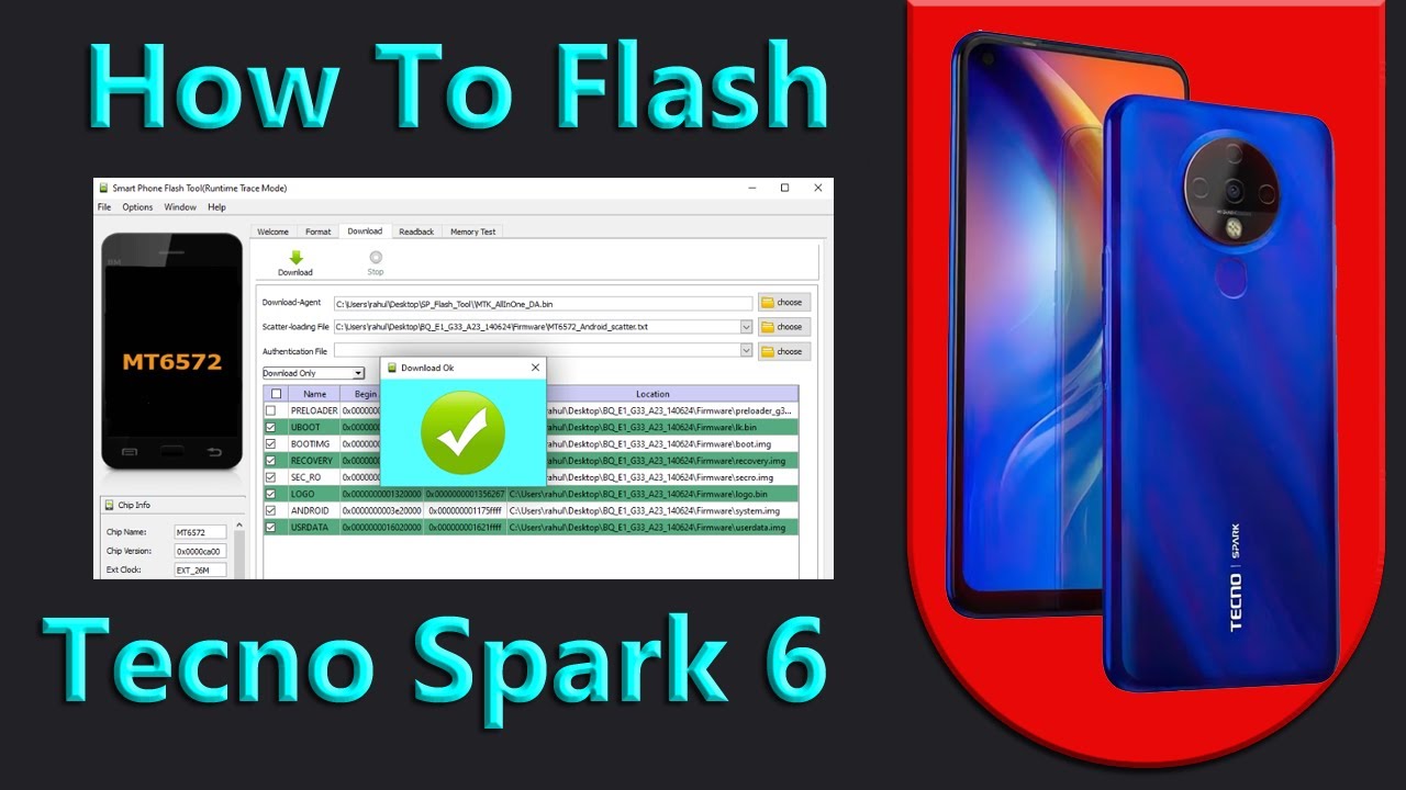How To Flash Tecno Spark 6 KE7 Stock Firmware Install Dead Boot Repair With Free Tool