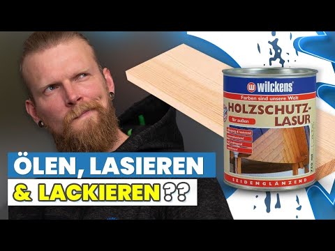 Holz LACKIEREN, LASIEREN