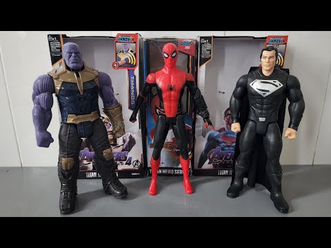 Unboxing Avengers Toys, Superhero Toys, Spider-Man Toys, Thanos, Black Superman