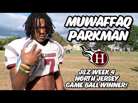 Hillside&#039;s Muwaffaq Parkman Wins JSZ Week 4 North Jersey Game Ball!