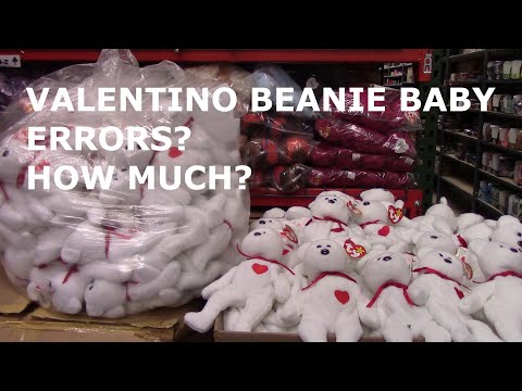 ty-beanie-baby-valentino-the-bear-market-value-review,-errors-&-price-information---bbtoystore.com