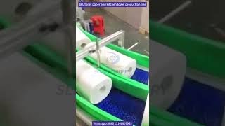 Automatic Toilet Paper and Kitchen Towel Production Line Tissue Roll Paper Making Machine Factory