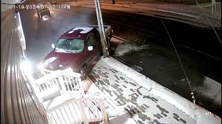 Choque por el hielo en Georgetown (¿y la velocidad excesiva?)