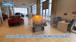 Interior and exterior surface Sanitation & Disinfection Sprayer- Hilltip® Spraystriker™