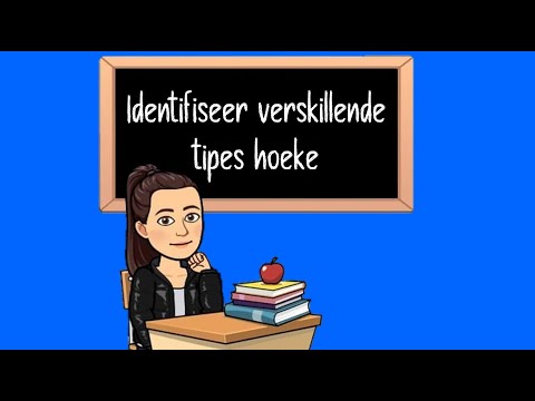 Identifiseer verskillende tipes hoeke