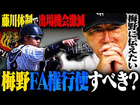 【阪神】今オフ注目"梅野隆太郎"の去就！出場機会を求めてFA行使するのか？獲得に動く球団はあるのか？高木豊が梅野に伝えたいこととは…