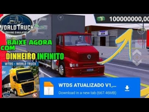 World Truck Driving Simulator v1.160 Apk Mod - Dinheiro Infinito