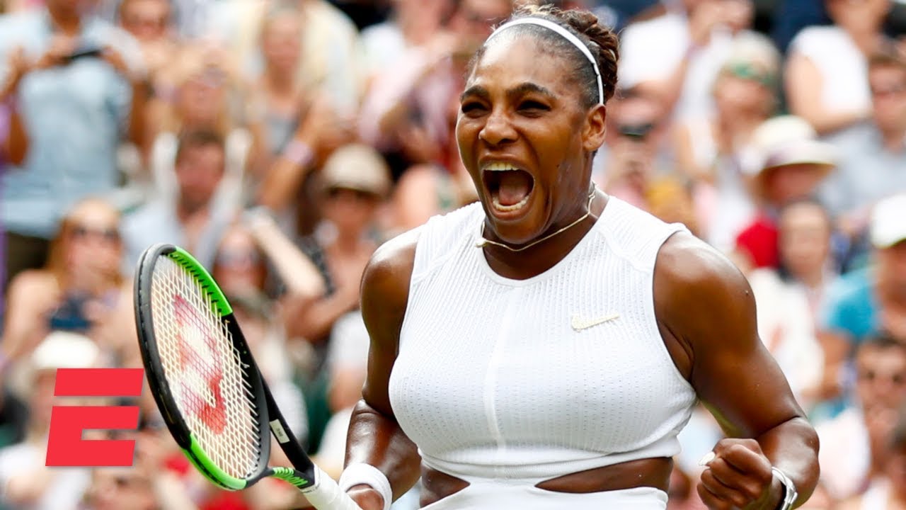 Serena gets past Riske in 3 sets at Wimbledon