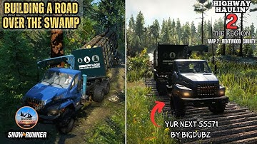 Snowrunner  - NEW Bentwood County Map - Highway Haulin 2