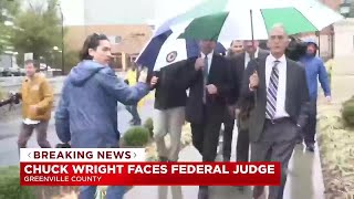Team coverage of former Sheriff Chuck Wright's arraignment