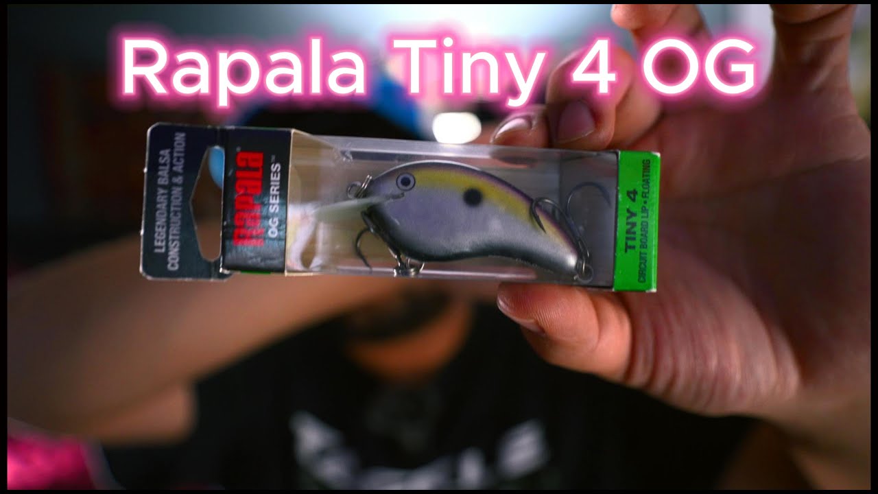 The Best Shallow CrankBait! Rapala OTT's Tiny OG 4 Flat Sided Slim Balsa Wood Crankbait Review