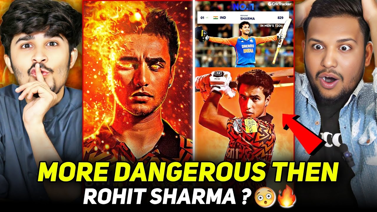 Abhishek Sharma Handsome + Talented Player Trending Edits Reaction 😂❤️ #shortsfeed #trendingreels