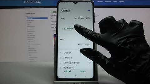 How to Add Event to Calendar on SAMSUNG Galaxy M12 – Set Up Reminder