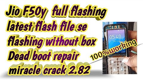 Jio F50y full flashing Restart problem Dead boot repair hang on Logo problem solution 100%working