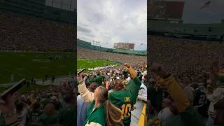 Jump around at #LambeauField! 🧀  #GreenBayPackers #GreenBay #Packers #PackersNation #TitleTown