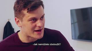 "Cizince neobsluhujeme" (short film)