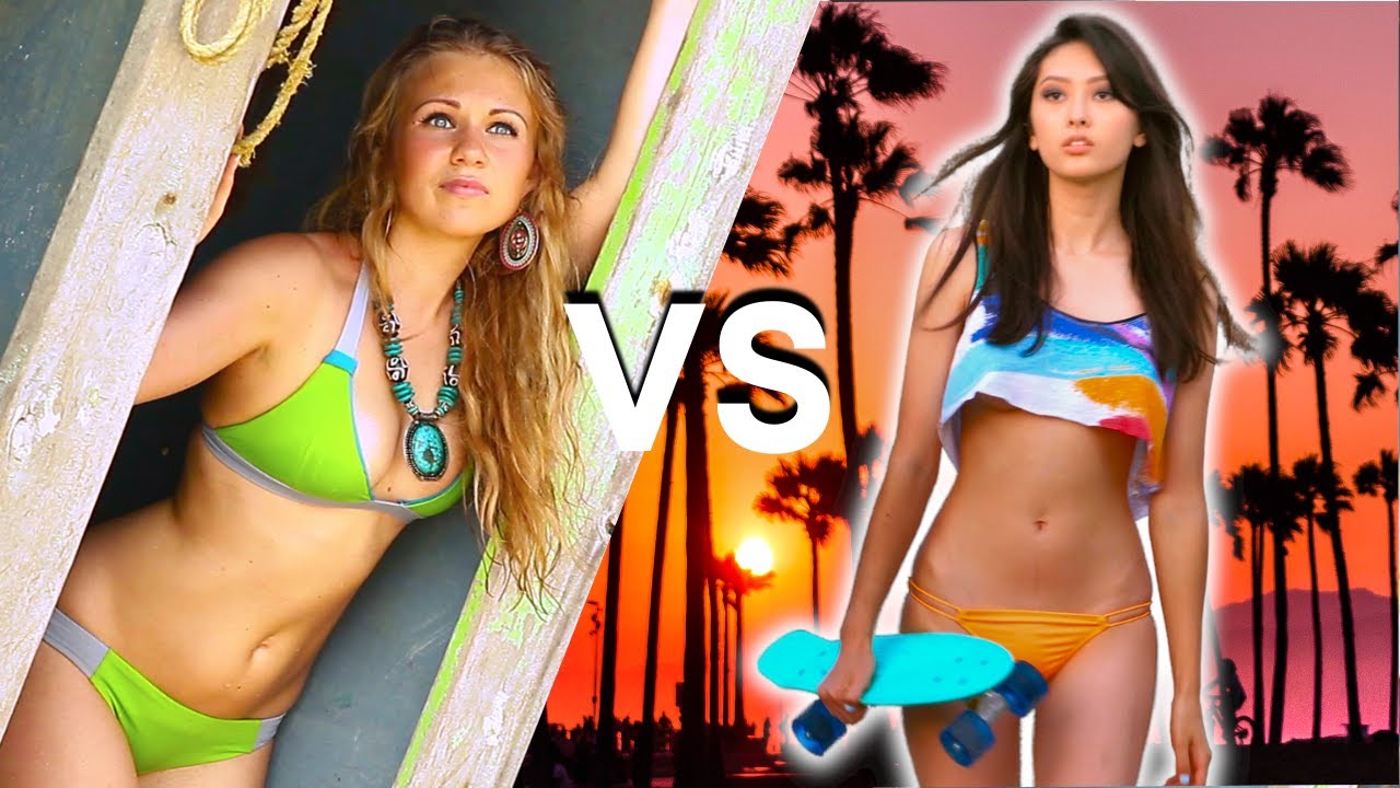 4K Battle of California Girls 𝙑𝙎 Florida Girls 🏖️ Fantastic Beach Mix #1 🎷