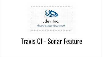 Travis CI - Sonar Feature