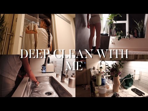 DEEP CLEAN MY NEW APARTMENT IN LA WITH ME *USE THIS AS MOTIVATION* | rhegan777