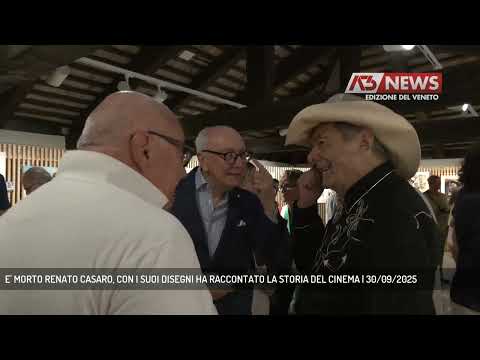 E' MORTO RENATO CASARO, CON I SUOI DISEGNI HA RACCONTATO LA STORIA DEL CINEMA | 30/09/2025