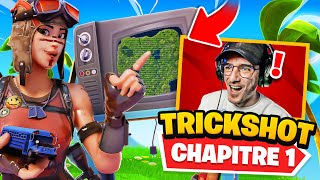 Les MEILLEURS TRICKSHOTS en CHAPITRE 1 sur FORTNITE ( L'ancien temps #16 )