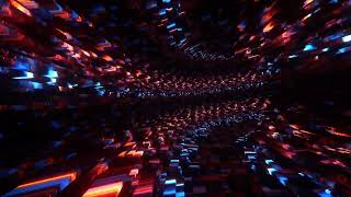 VJ Loop - Hyperspace Warp Energy Tunnel