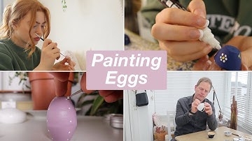 Custom Painting Eggs *DIY Easter Art Decorations | R Studios
